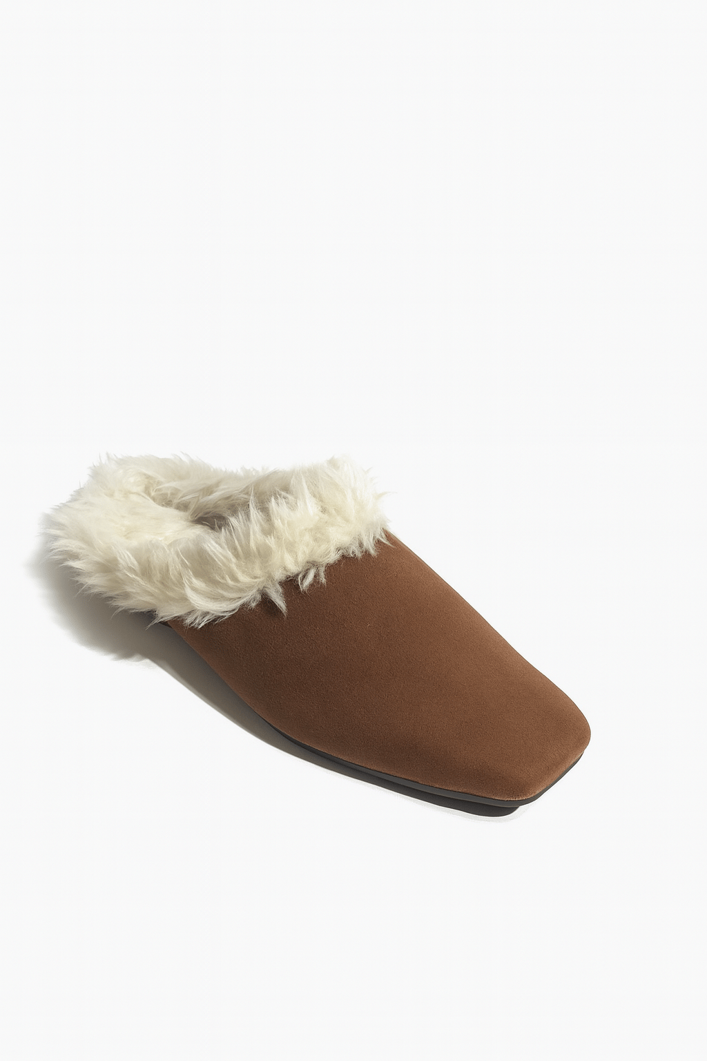 Mossie Süet Terlik Taba - Kışlık Terlik