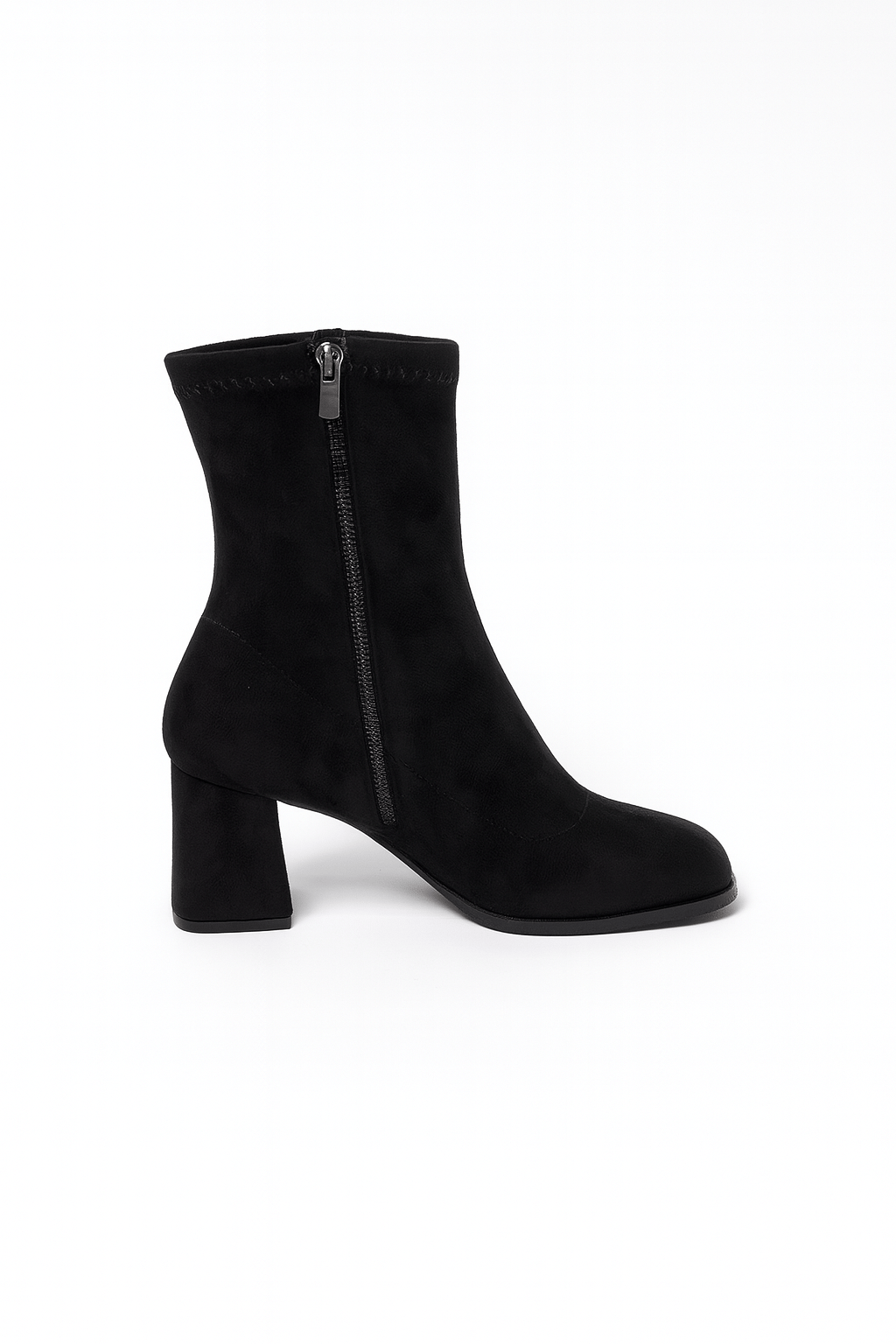 Mouni Süet Bot Siyah - Topuklu Bot