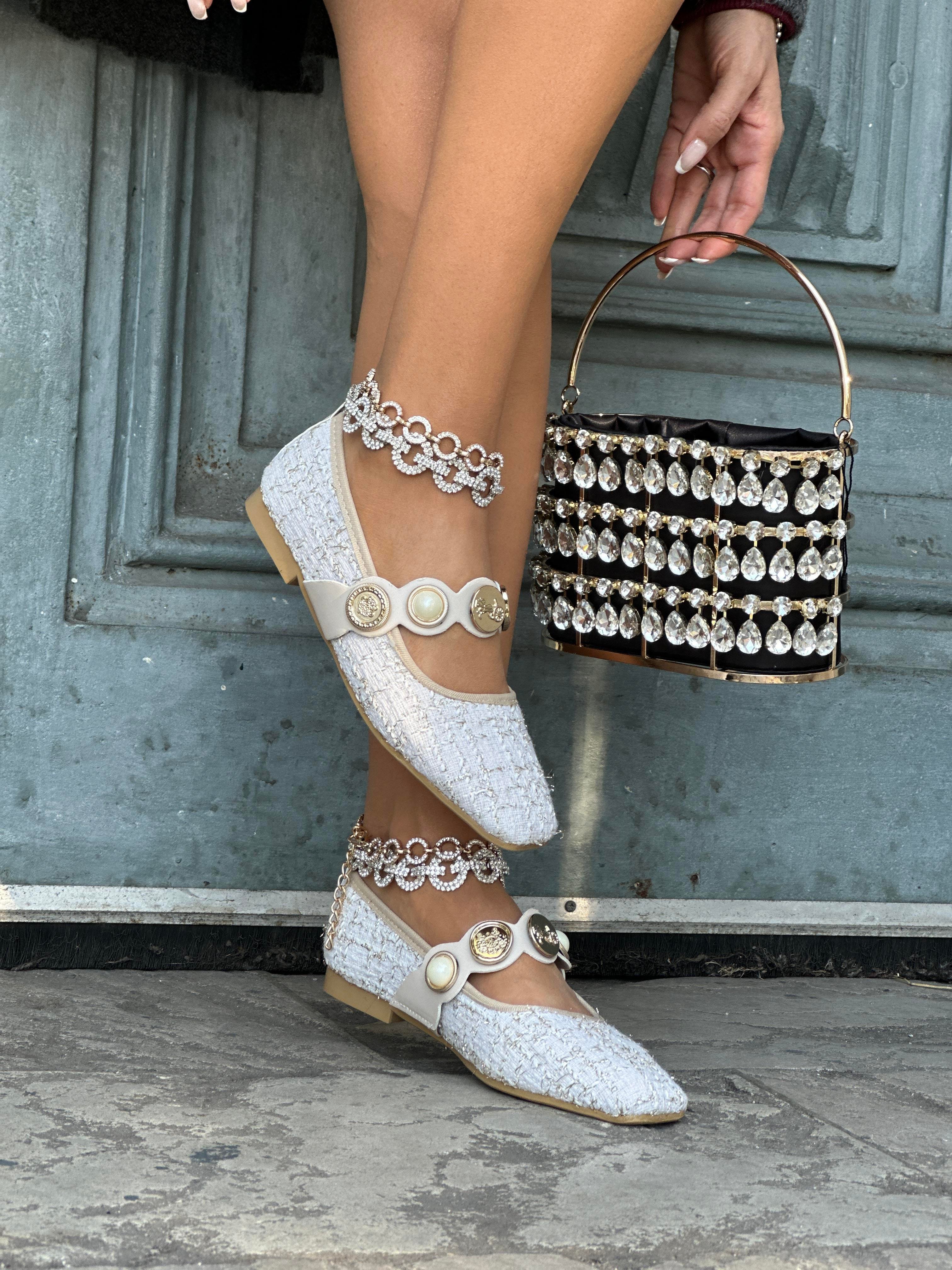 Nate Babet Beyaz - KADIN AYAKKABI