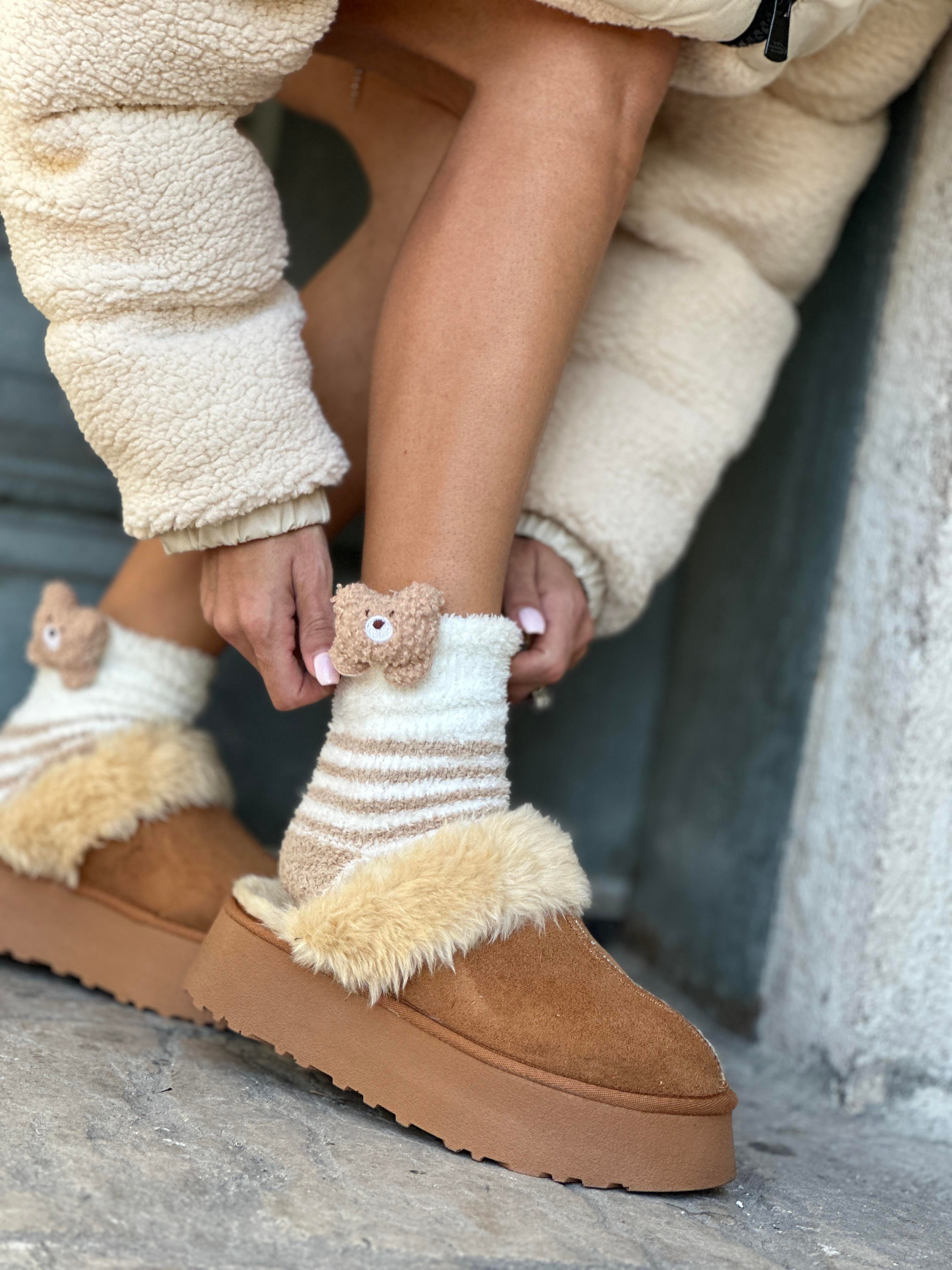 Nazzy Terlik Kahverengi - WOMAN SHOES