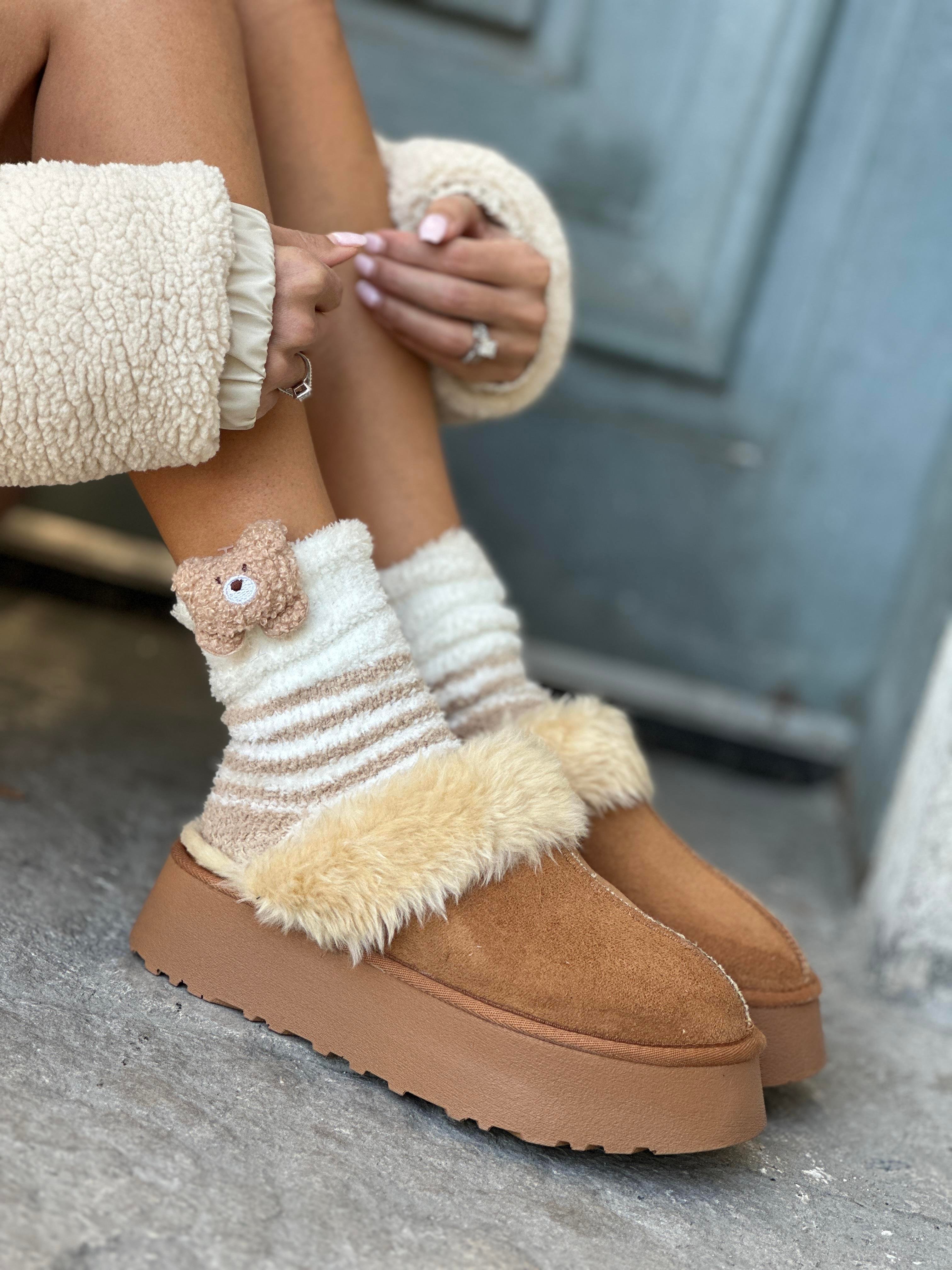 Nazzy Terlik Kahverengi - WOMAN SHOES