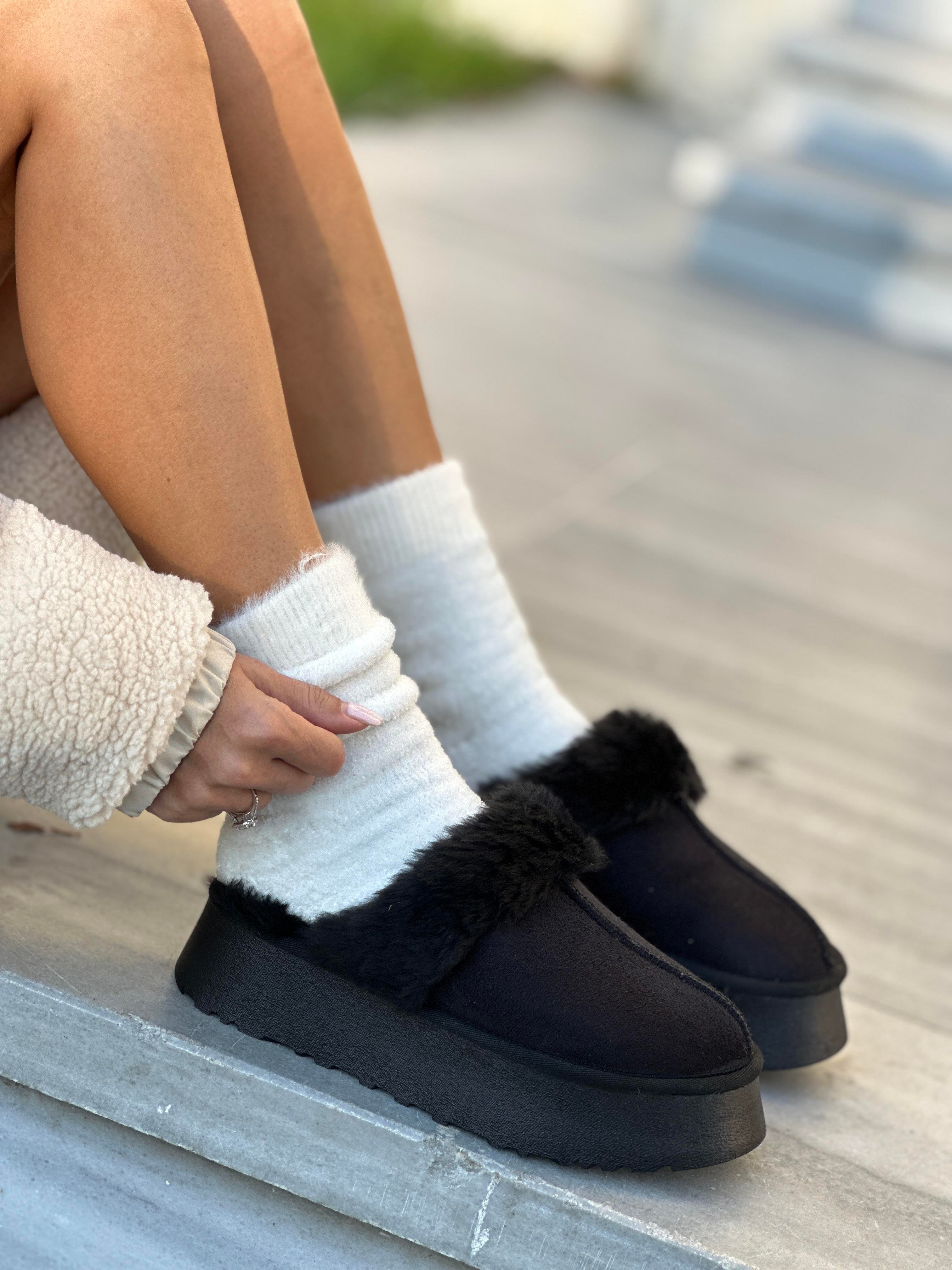 Nazzy Terlik Siyah - WOMAN SHOES