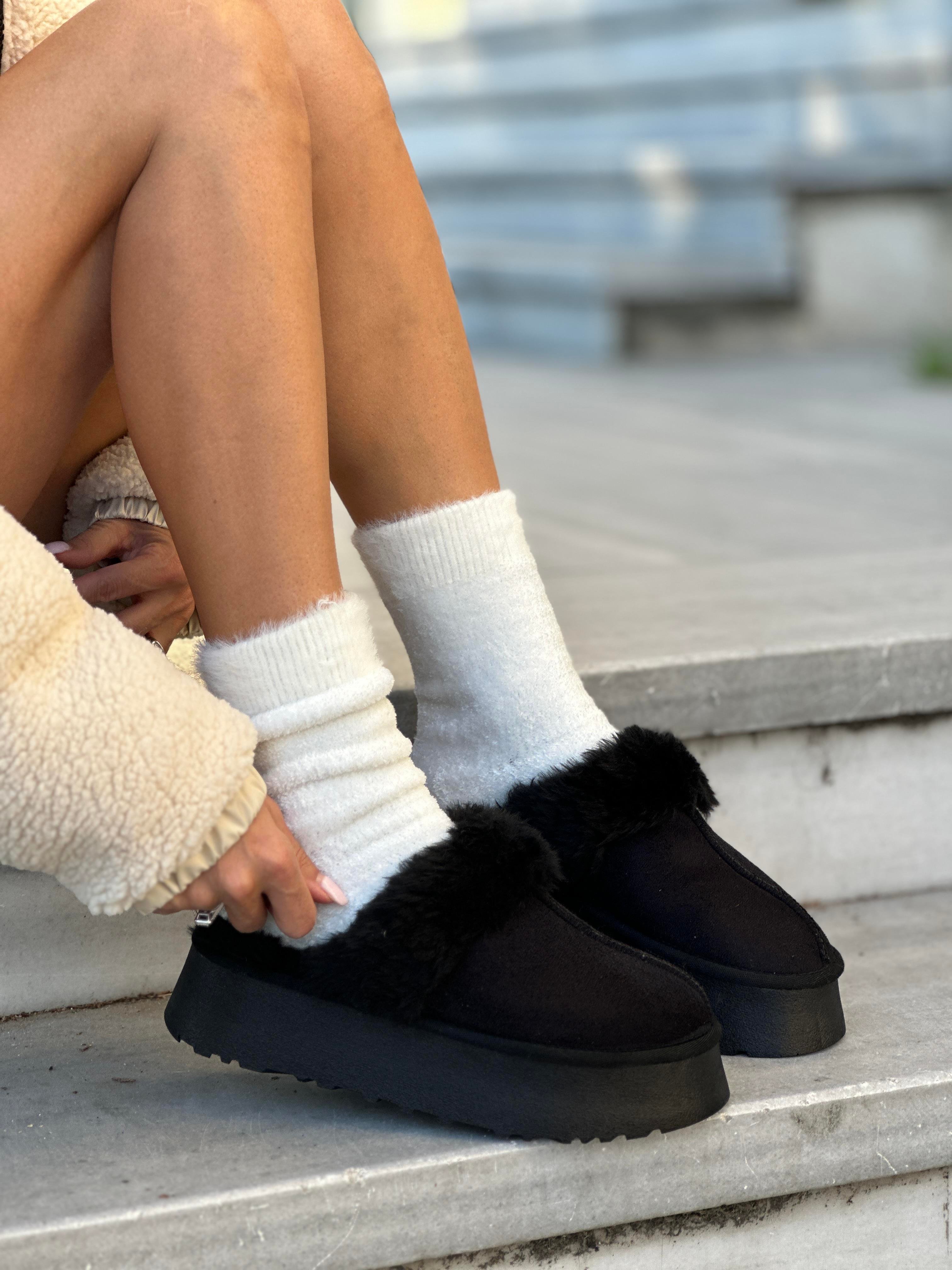 Nazzy Terlik Siyah - WOMAN SHOES