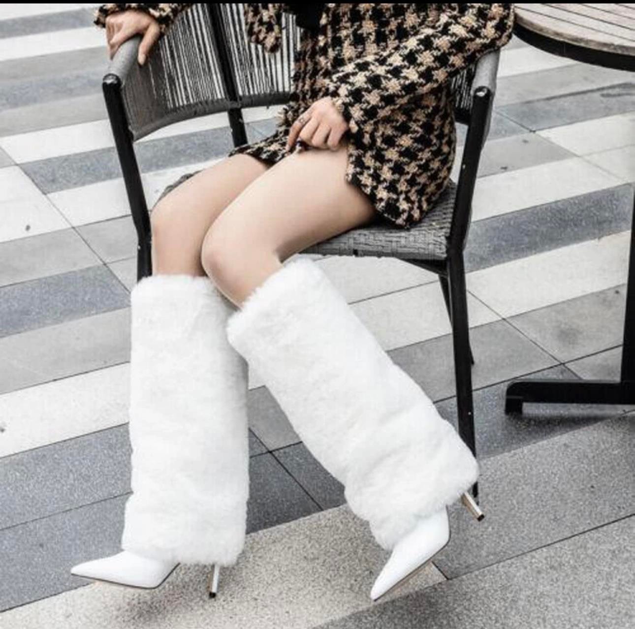 Nicola Çizme Beyaz - WOMAN SHOES