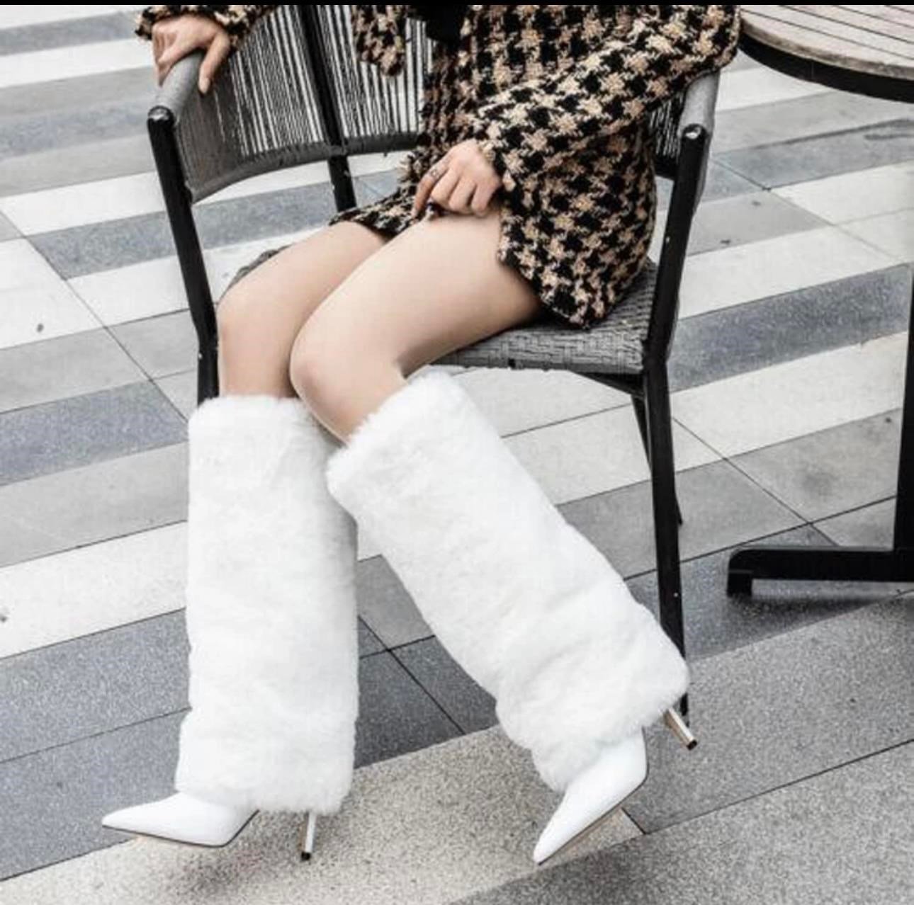 Nicola Long Boot White - Özel Tasarım Çizme