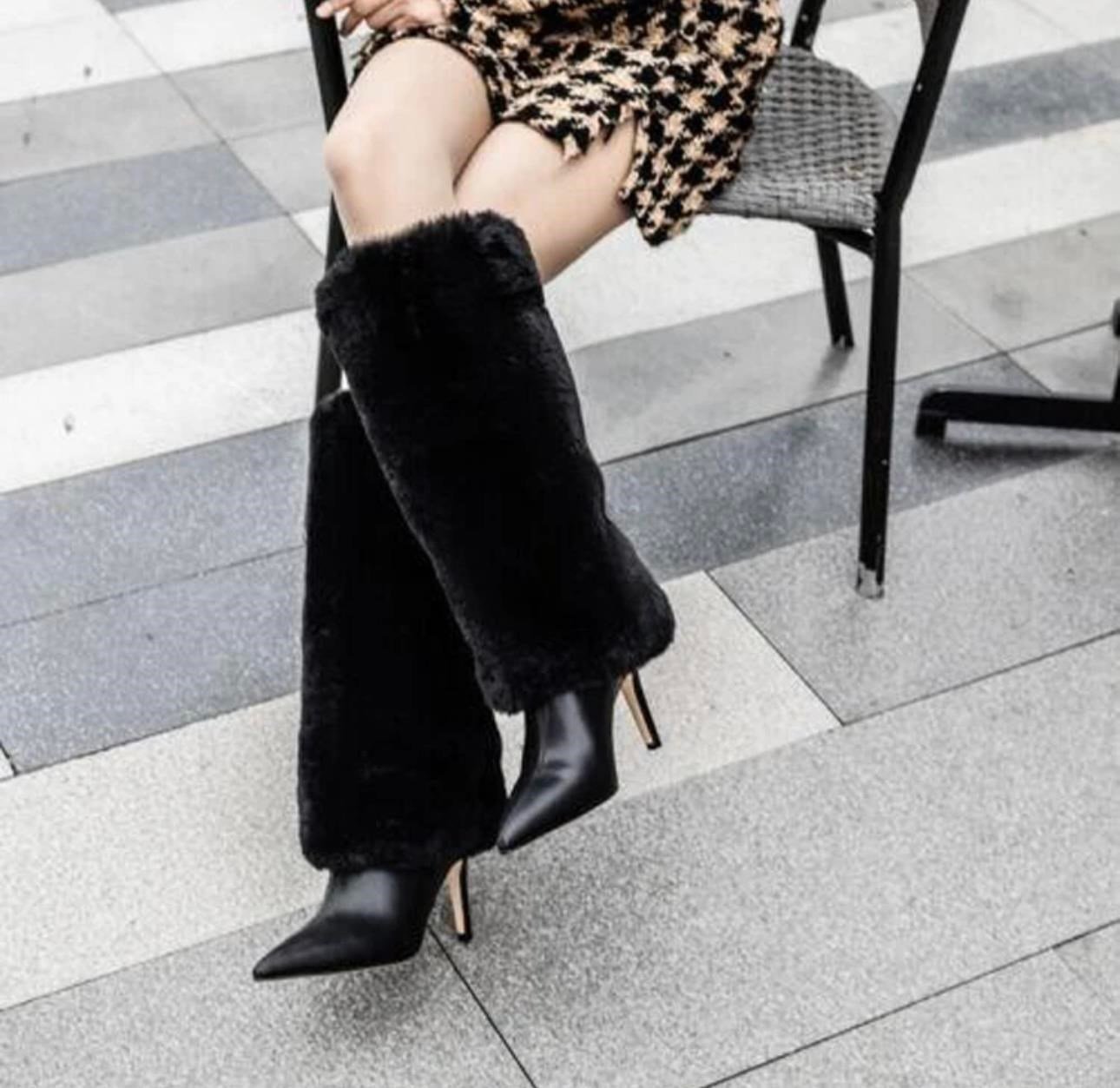 Nicola Long Boot Black - Özel Tasarım Çizme