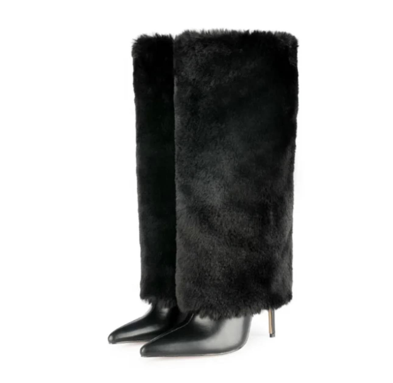 Nicola Long Boot Black - Özel Tasarım Çizme