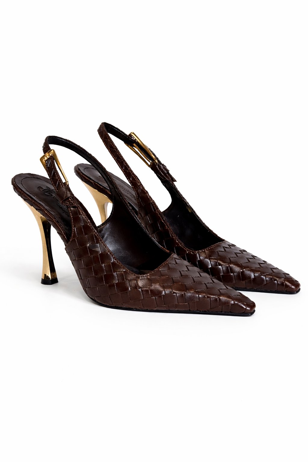 Noctera Örg Tasarım Stiletto Kahverengi - Stiletto