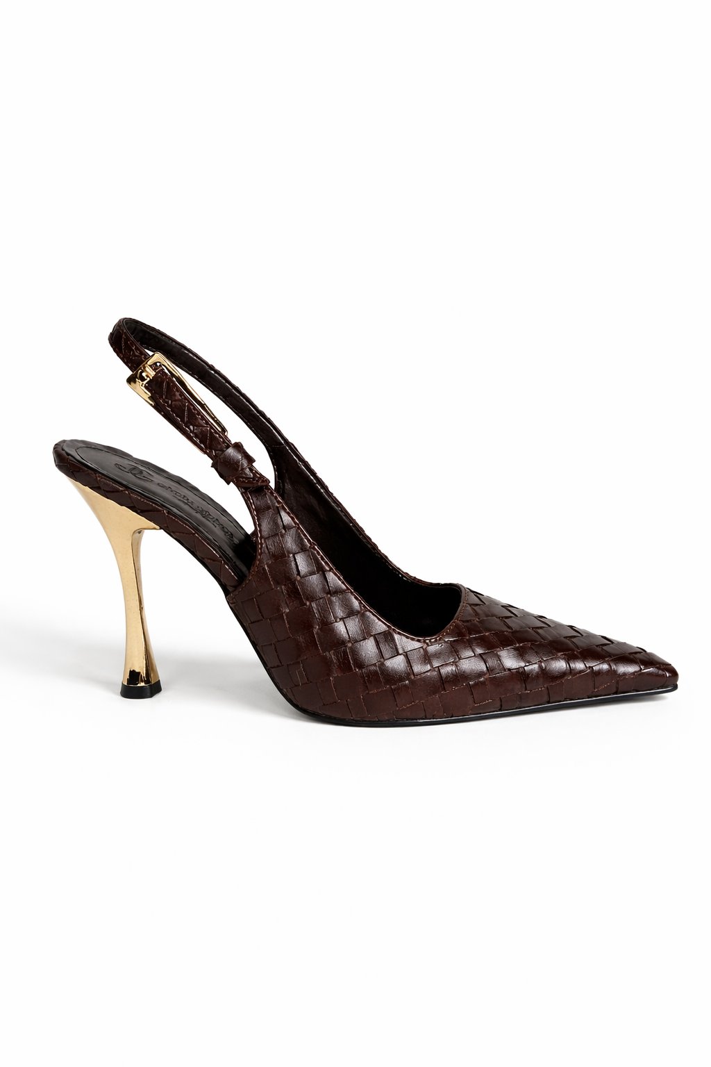 Noctera Örg Tasarım Stiletto Kahverengi - Stiletto