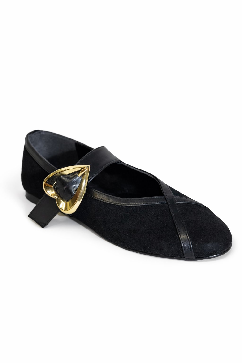 Noir Bella Süet Babet Siyah - 