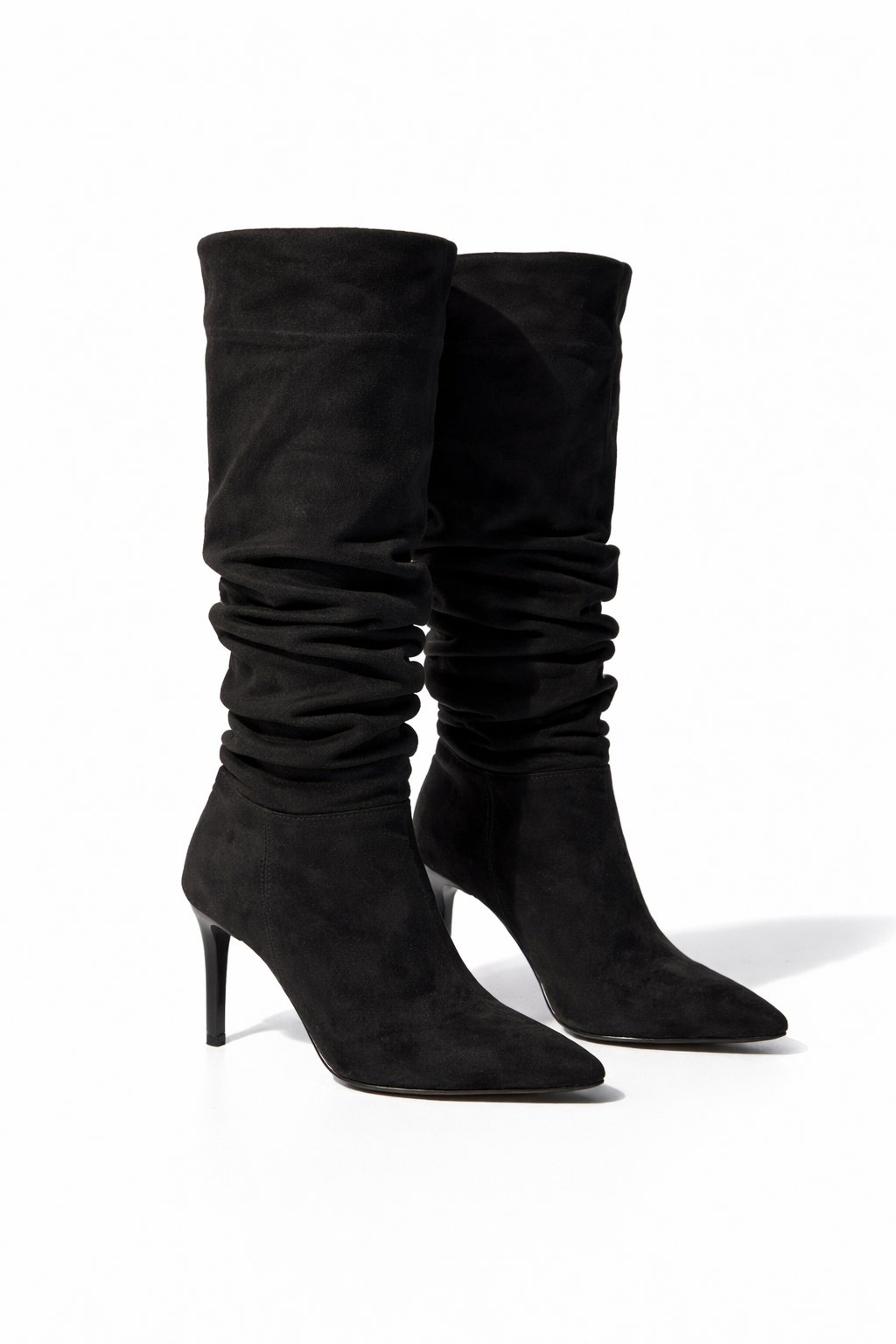 Novely Süet Topuklu Ayakkabı Siyah - Bot & Çizme