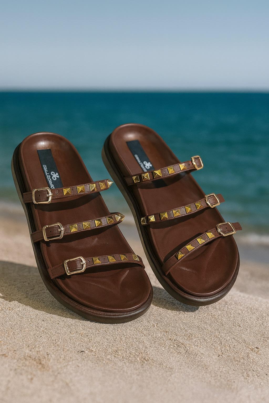 Ocean Terlik Kahverengi - KADIN AYAKKABI