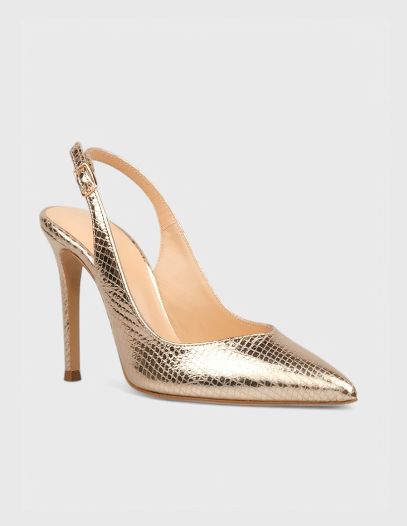 Oise Stiletto Gold - WOMAN SHOES