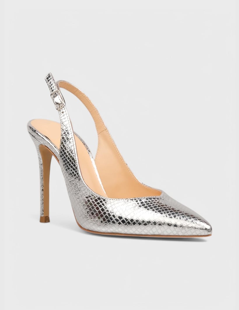 Oise Stiletto Gümüş - KADIN AYAKKABI