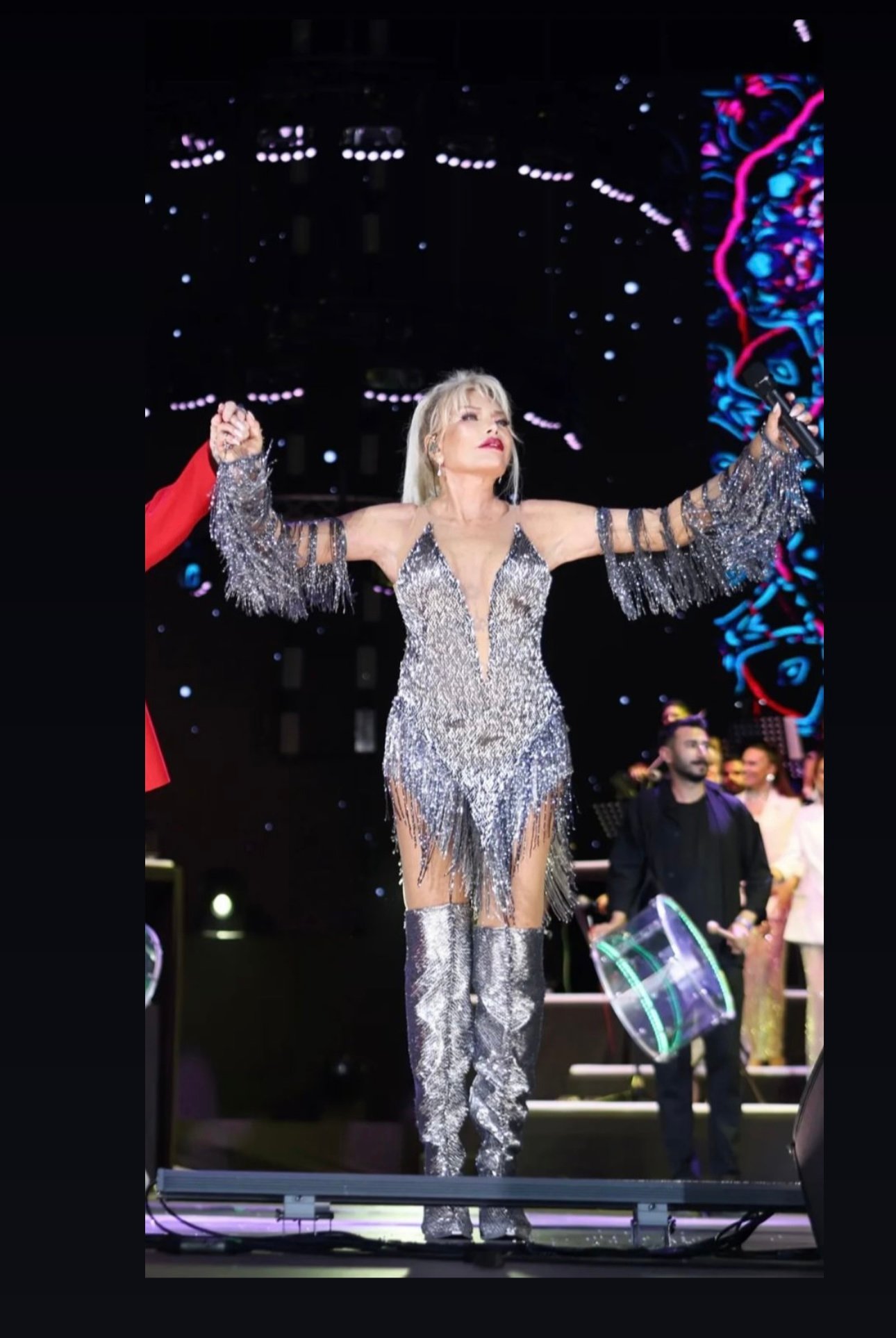 Pante Dizüstü Çizme Gümüş - ÇİZME