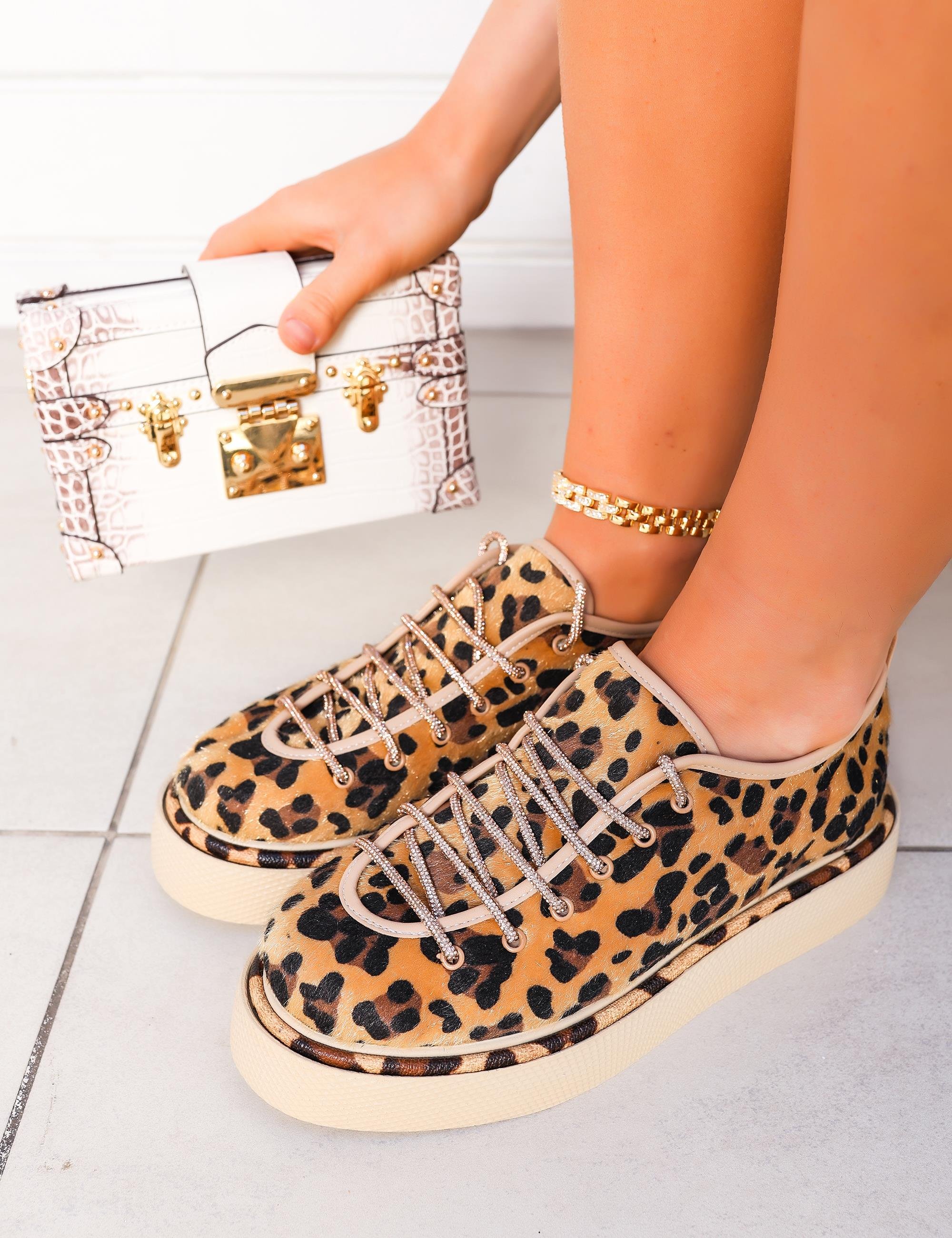 Park Sneaker Leopar - KADIN AYAKKABI