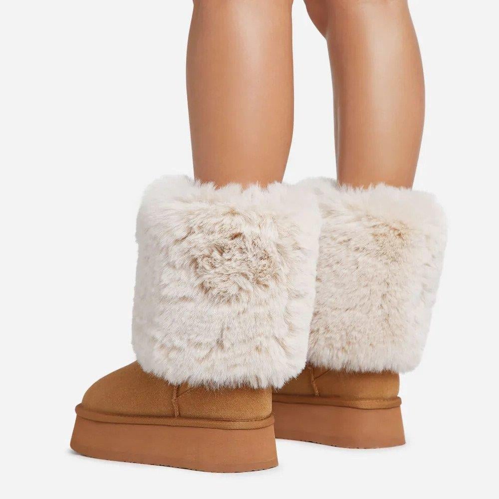 Pofi Bot Kahverengi - WOMAN SHOES