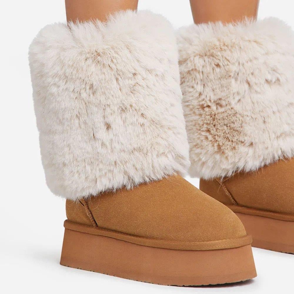 Pofi Bot Kahverengi - WOMAN SHOES