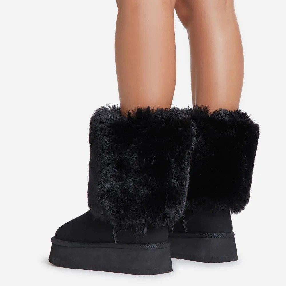 Pofi Bot Siyah - WOMAN SHOES