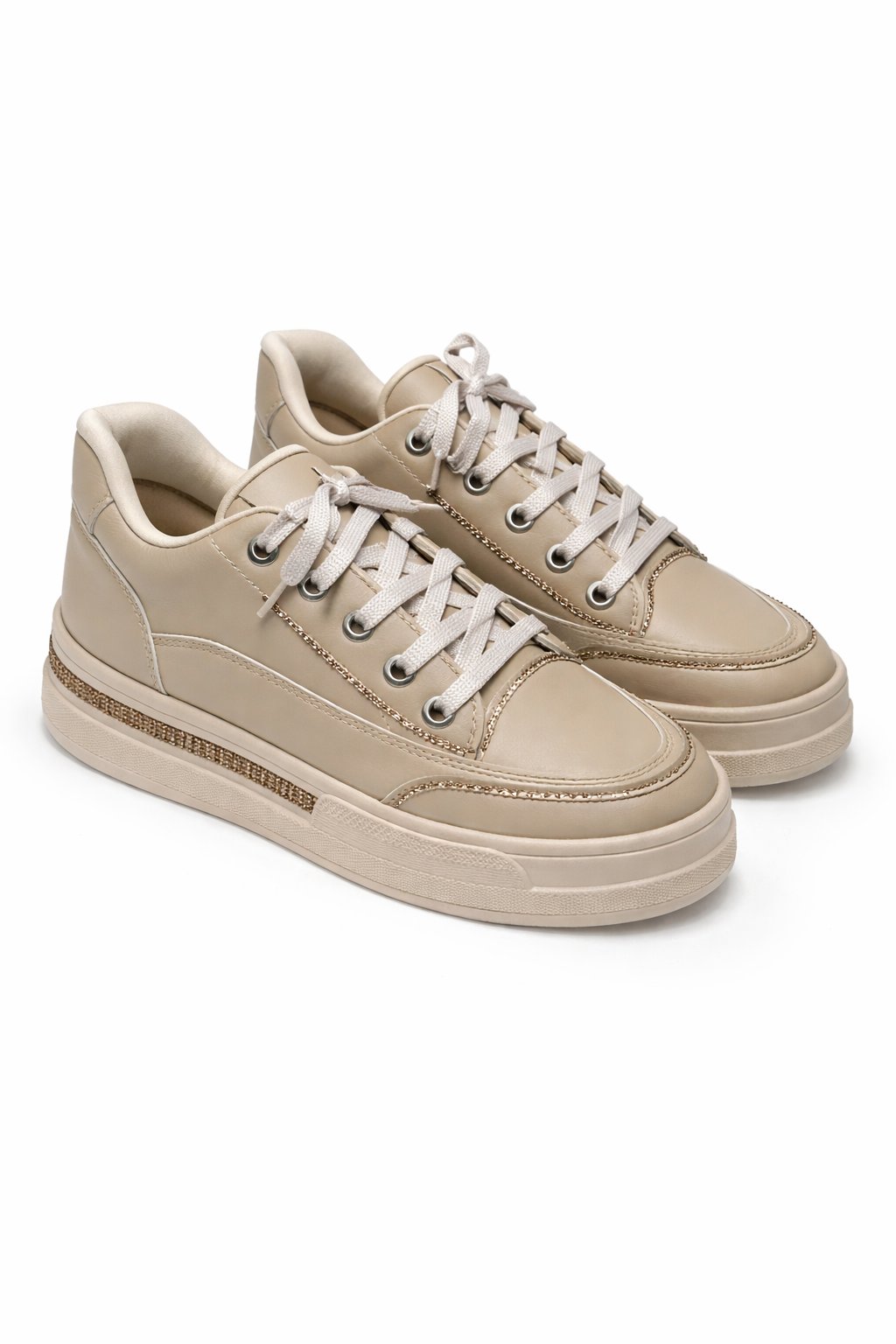 Pulse Spor Ayakkabı Bej - Spor Ayakkabı