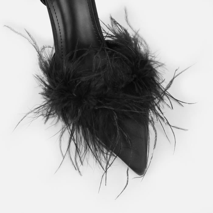 Raheli Topuklu Stiletto Siyah - KADIN AYAKKABI