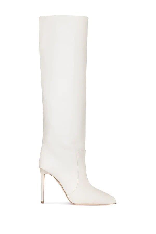 Rania Çizme Beyaz - Topuklu Çizme
