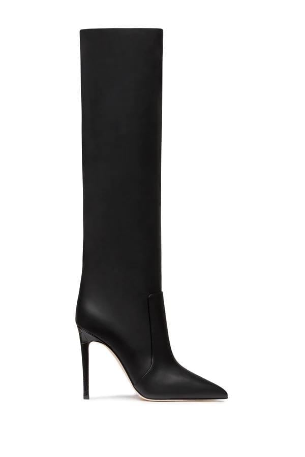 Rania Long Boot Black - Topuklu Çizme