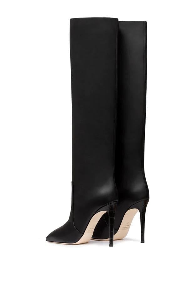 Rania Long Boot Black - Topuklu Çizme