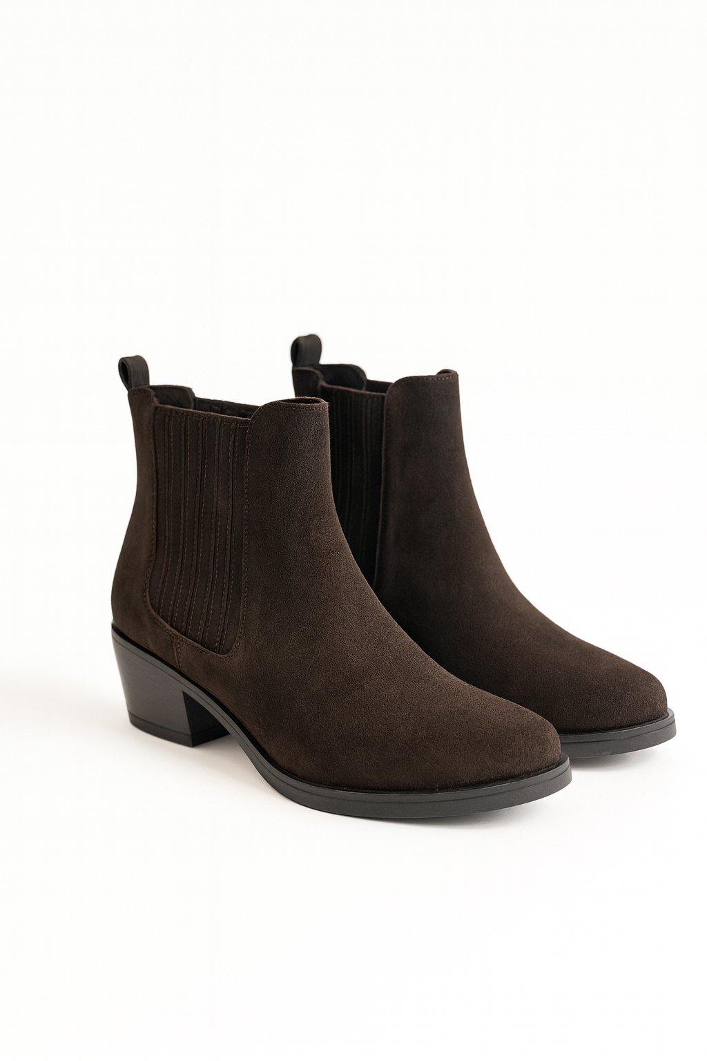 Riga Hakiki Süet Bot Kahverengi - KADIN AYAKKABI