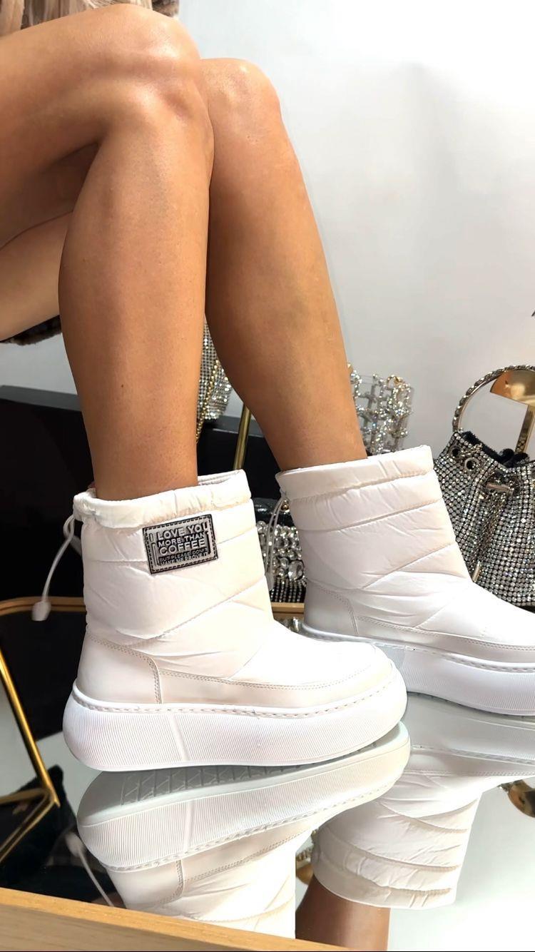 Rina Boots White - ANKLE BOOTS
