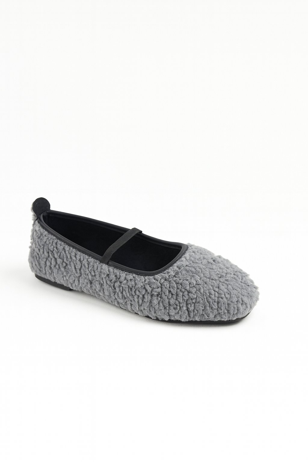 Rise Kürklü Babet Gri - KADIN AYAKKABI