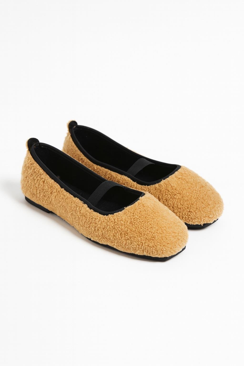 Rise Kürklü Babet Taba - KADIN AYAKKABI