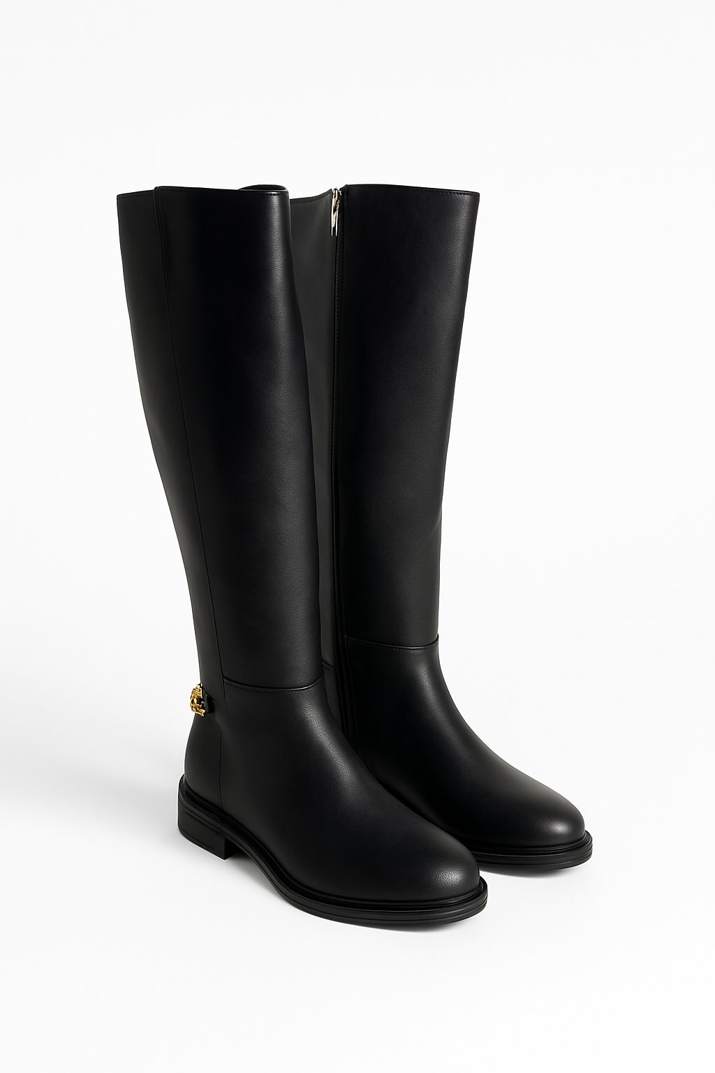 Royalop Çizme Siyah - Düz Çizme