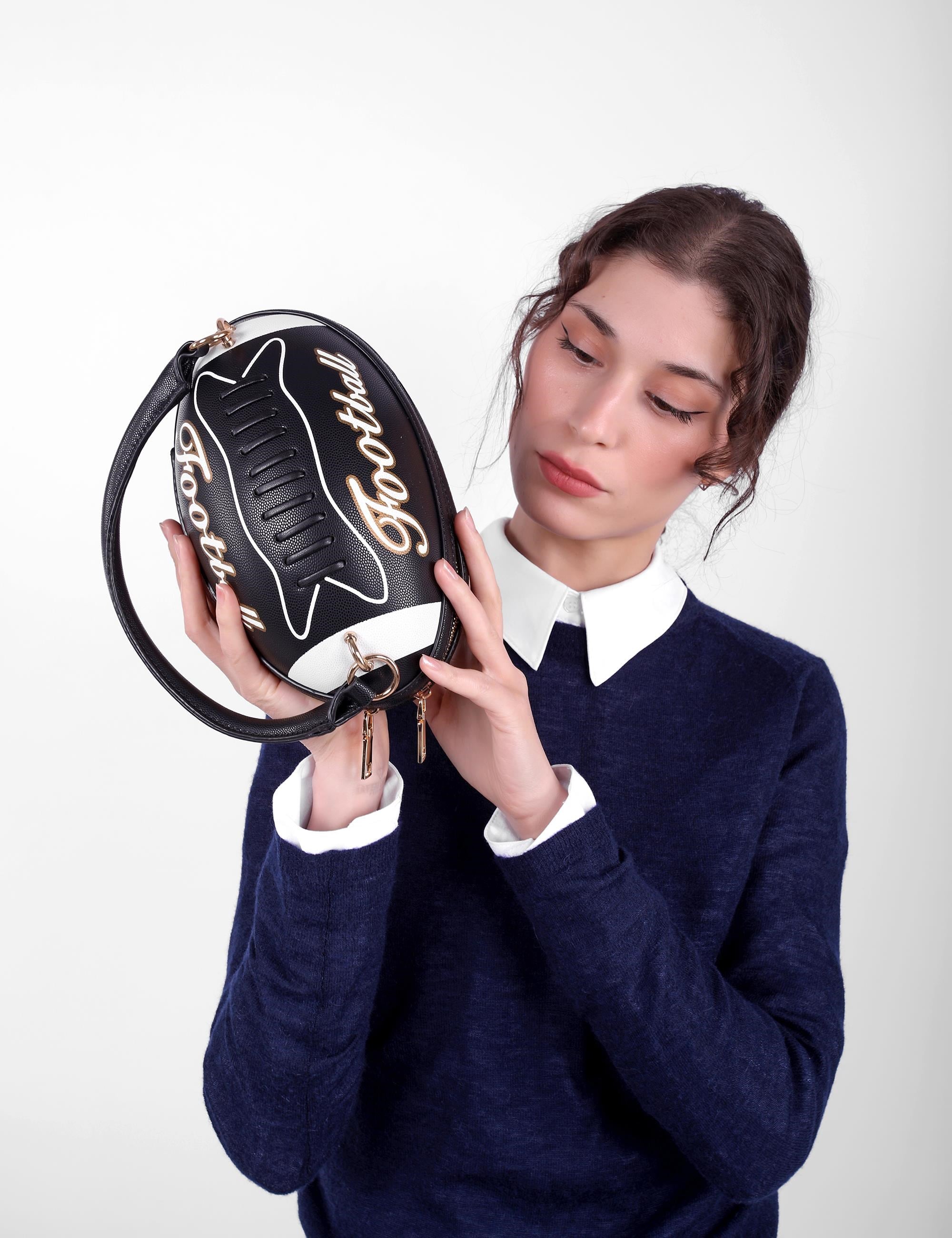 Rugby Bag Black - Omuz Çanta