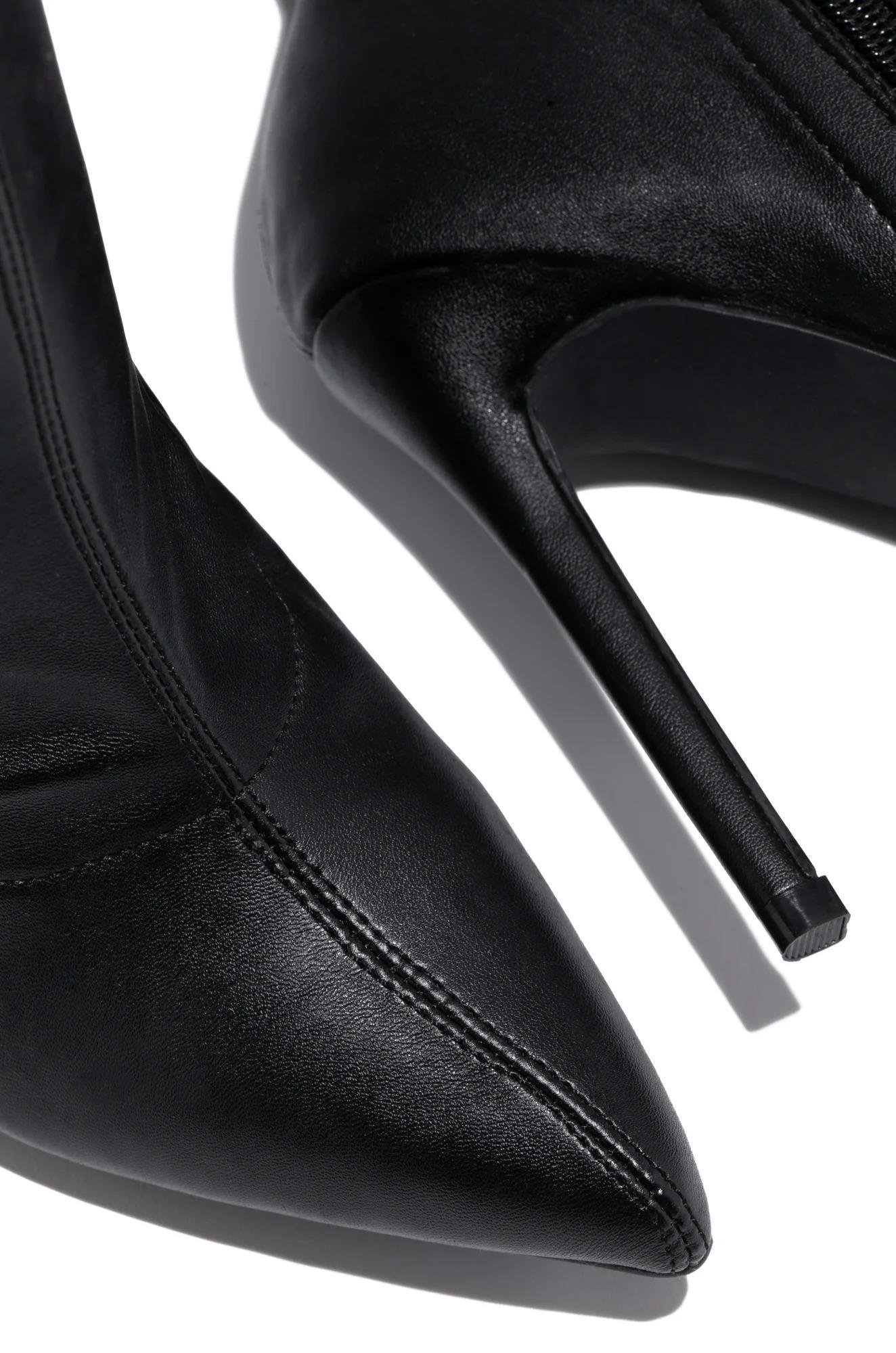 Salsuna Dizüstü Çizme Siyah - LONG BOOTS