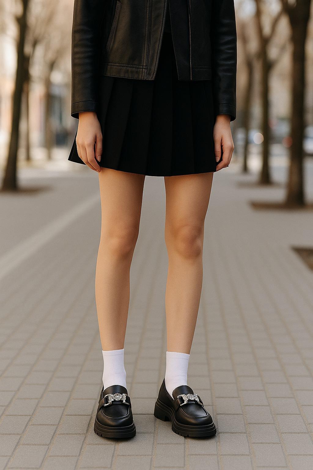 Samu Loafer Siyah - KADIN AYAKKABI