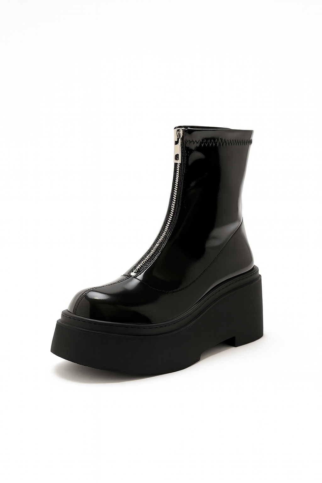 Sandinap Rugan Yüksek Taban Bot Siyah - 