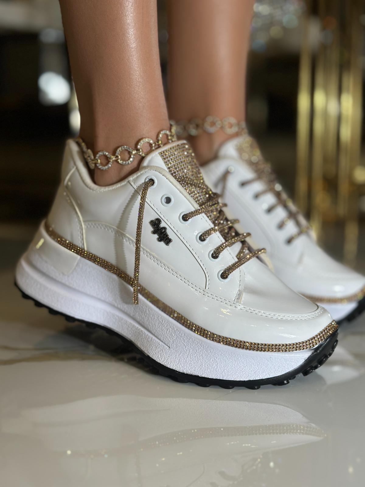 Sandip Extreme Yüksek Tabanlı Spor Ayakkabı Beyaz - WOMAN SHOES