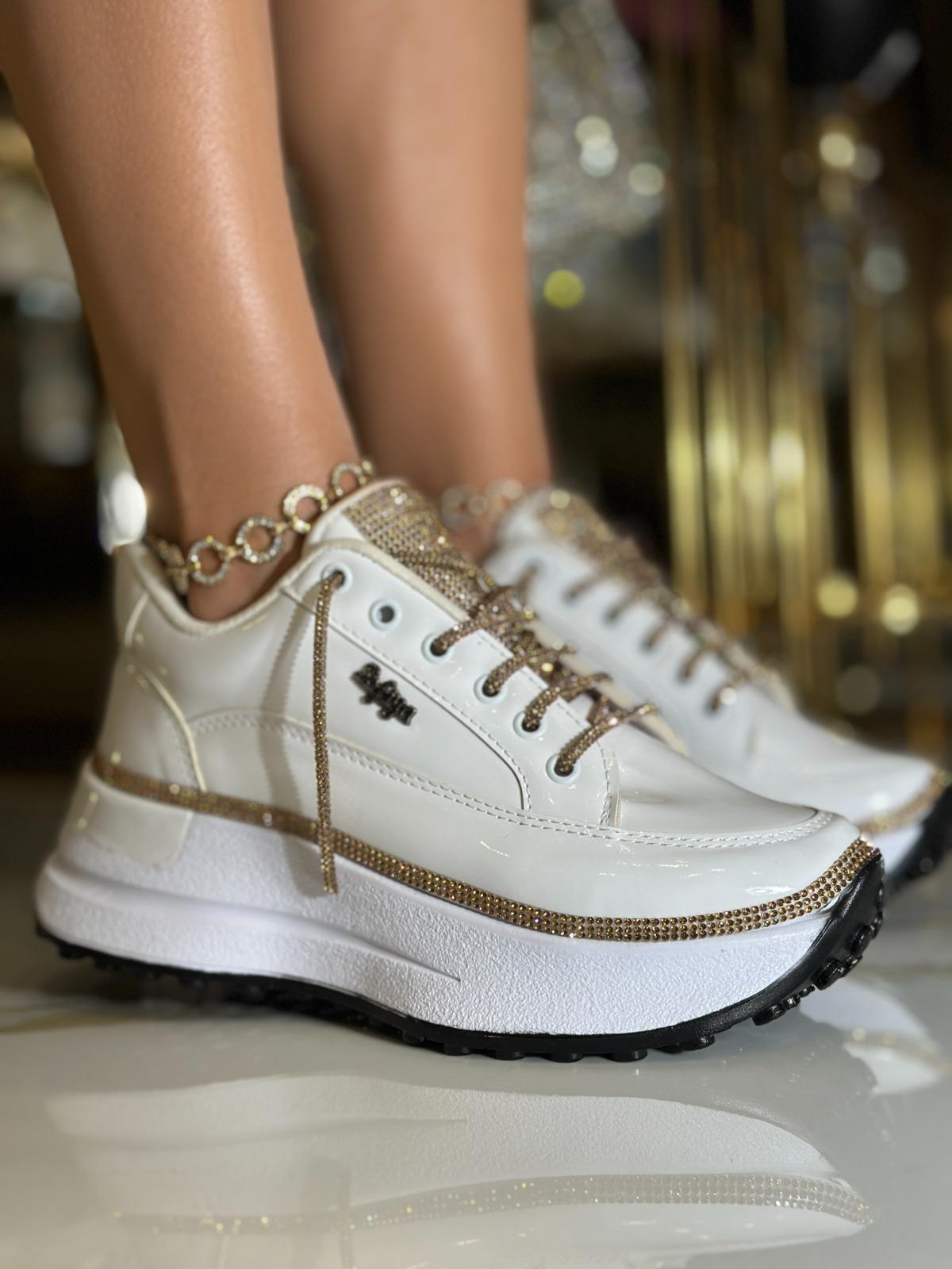 Sandip Extreme Yüksek Tabanlı Spor Ayakkabı Beyaz - WOMAN SHOES