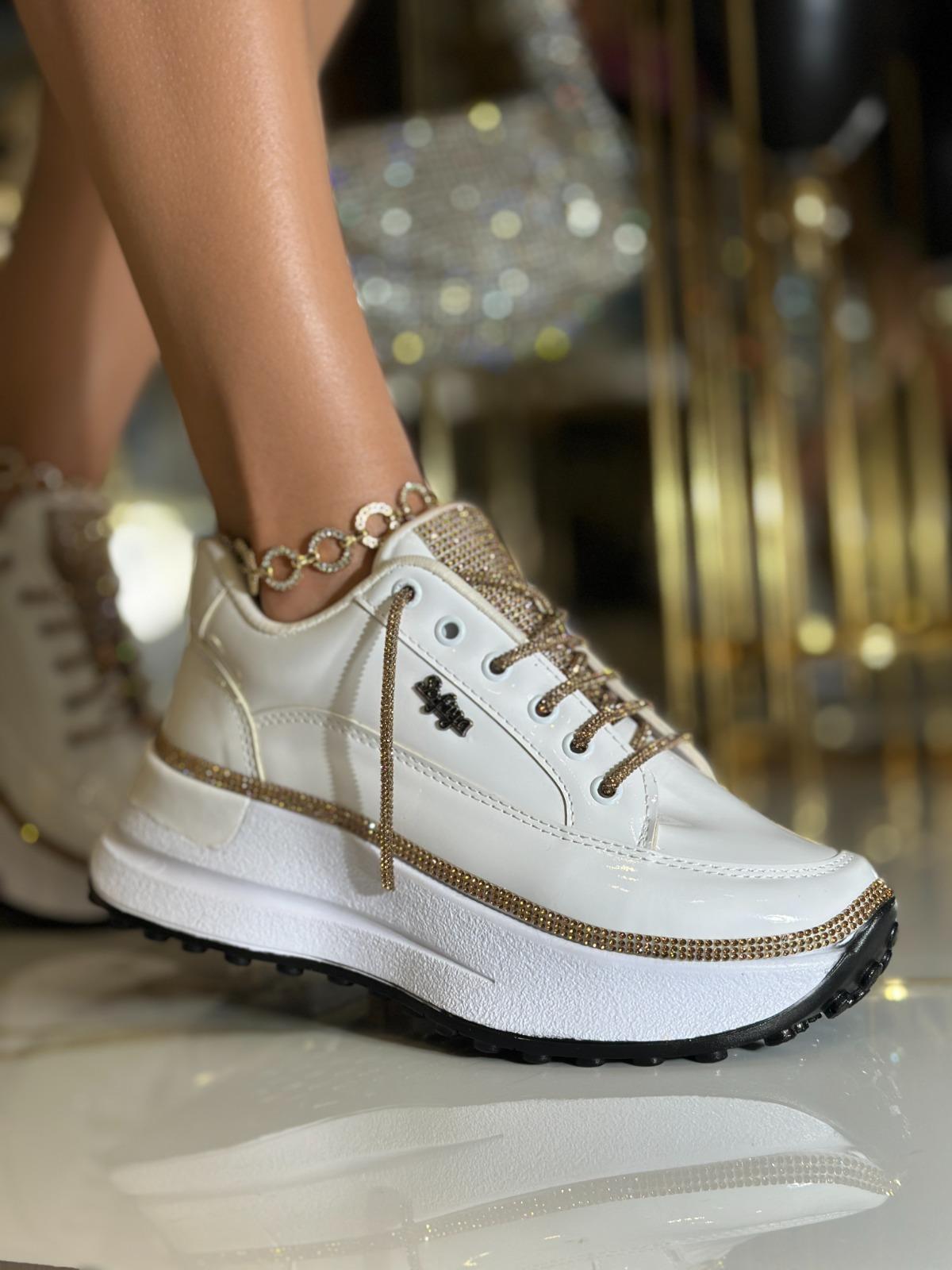 Sandip Extreme Yüksek Tabanlı Spor Ayakkabı Beyaz - WOMAN SHOES