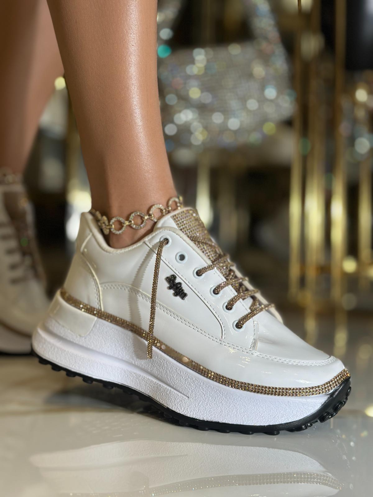 Sandip Extreme Yüksek Tabanlı Spor Ayakkabı Beyaz - WOMAN SHOES