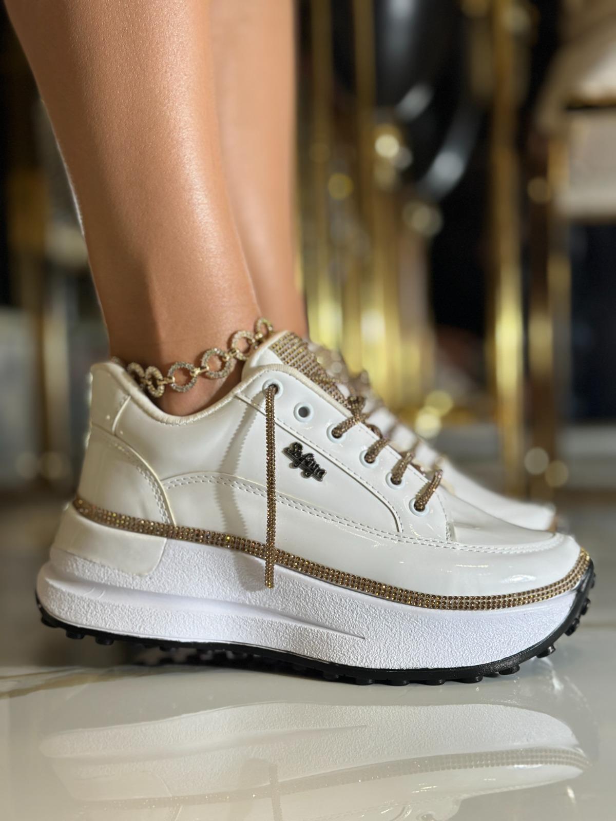 Sandip Extreme Yüksek Tabanlı Spor Ayakkabı Beyaz - WOMAN SHOES