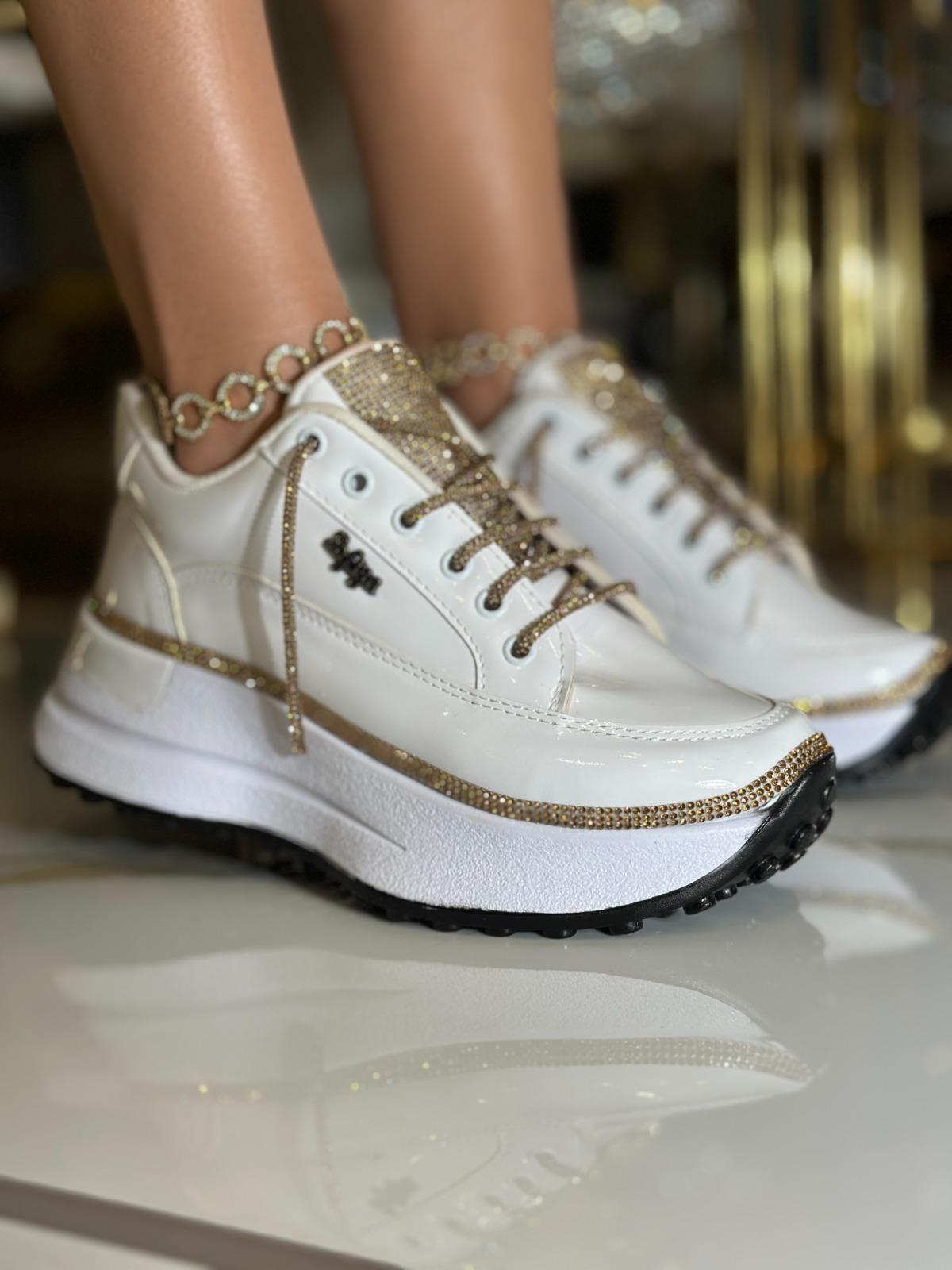 Sandip Extreme Yüksek Tabanlı Spor Ayakkabı Beyaz - WOMAN SHOES