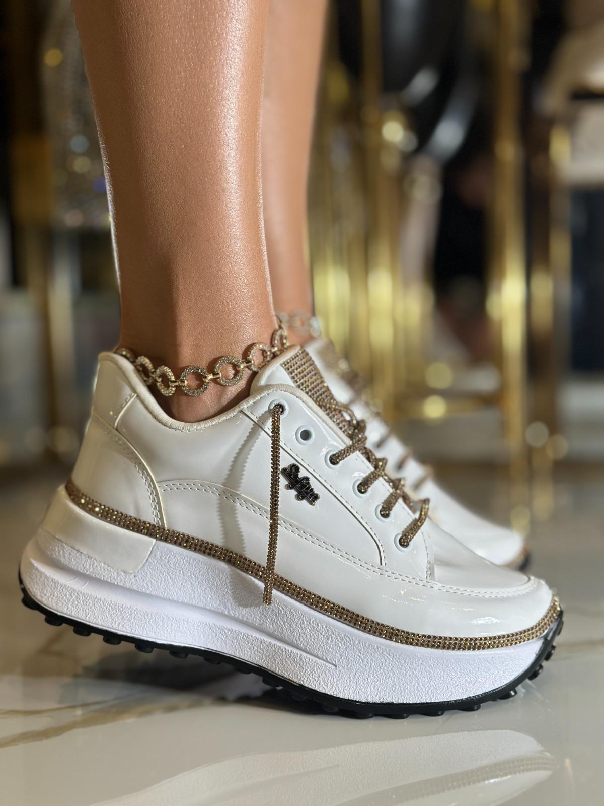 Sandip Extreme Yüksek Tabanlı Spor Ayakkabı Beyaz - WOMAN SHOES