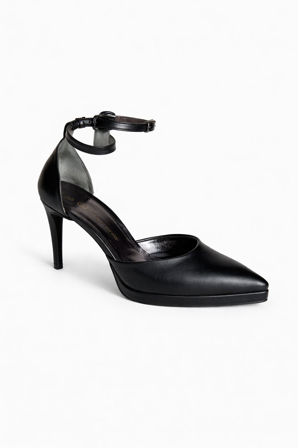 Sandiya Platform Topuklu Stiletto Siyah - 