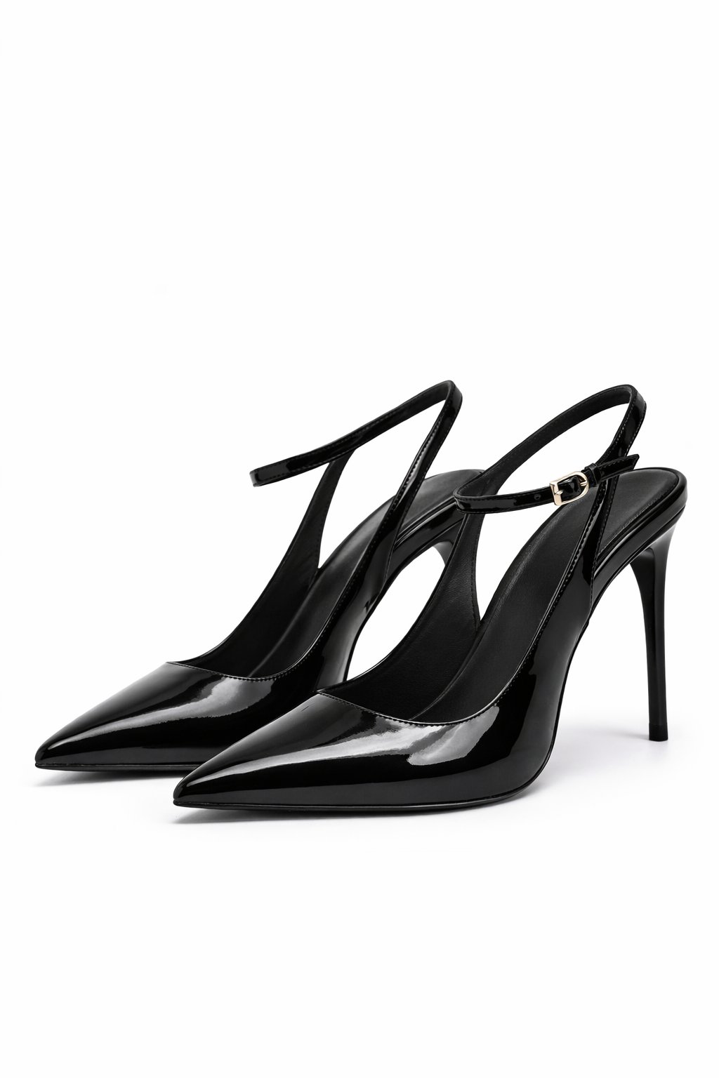 Sellya Rugan Stiletto Siyah - Stiletto