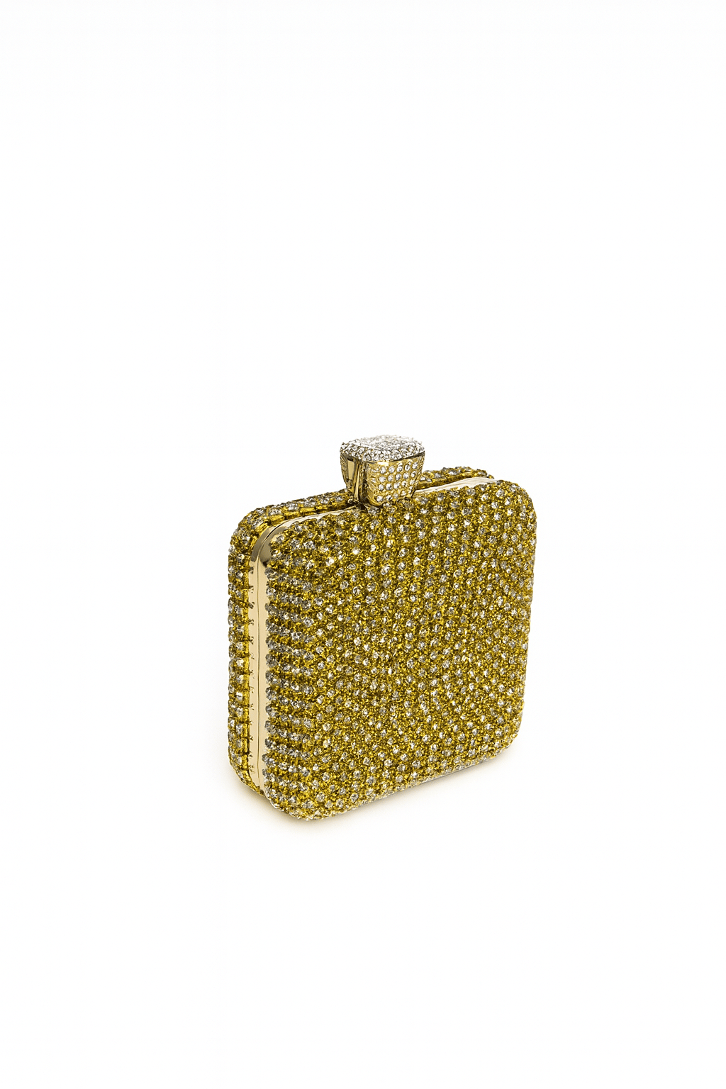 Serafi Kristal Çanta Gold - 