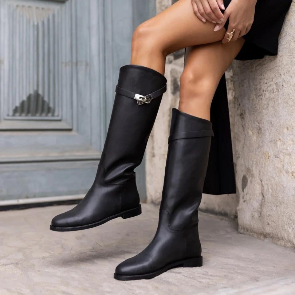 Seyya Çizme Siyah - LONG BOOTS