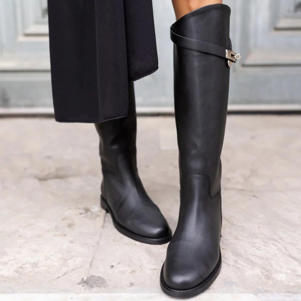 Seyya Çizme Siyah - LONG BOOTS