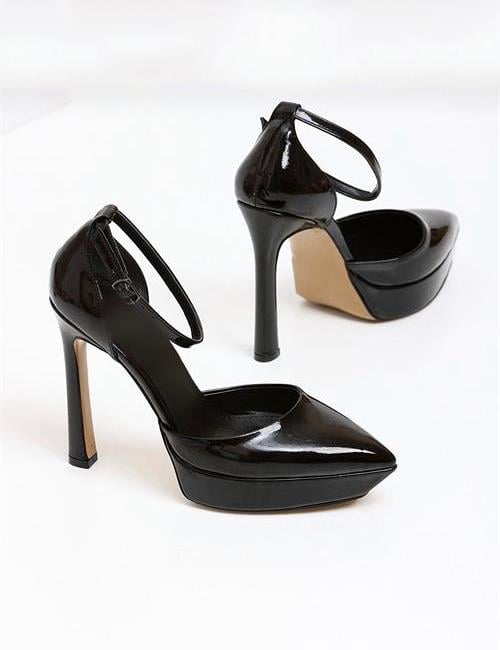 Shelli Rugan Topuklu Ayakkabı Siyah - KADIN AYAKKABI